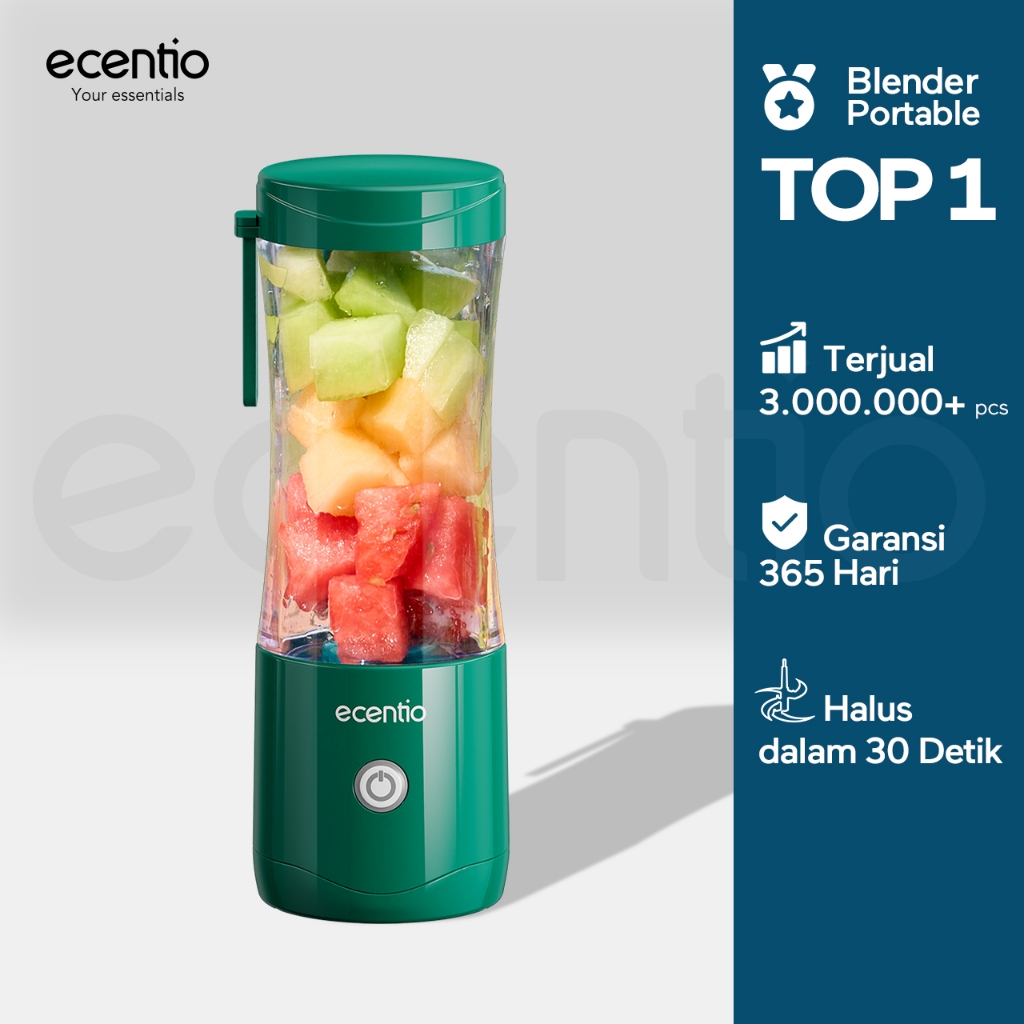 Special [RRQ] ecentio juicer 6 mata pisau Juicer Blender 380ml Portable Jus juicer mini Usb Mini Mix