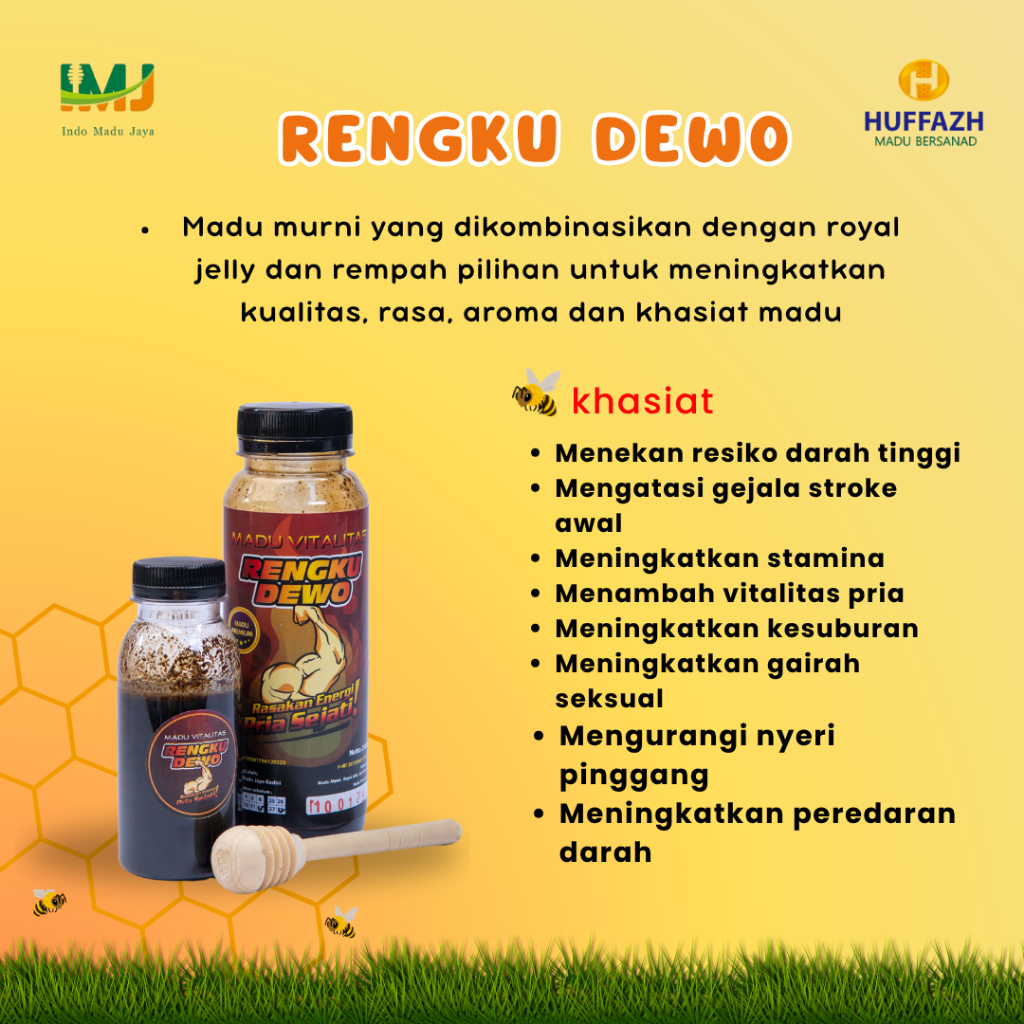 

MADU RENGKU DEWO | MADU HUFFAZH –MADU MURNI YANG DI RACIK DENGAN REMPAH PILIHAN | MADU BERSANAD