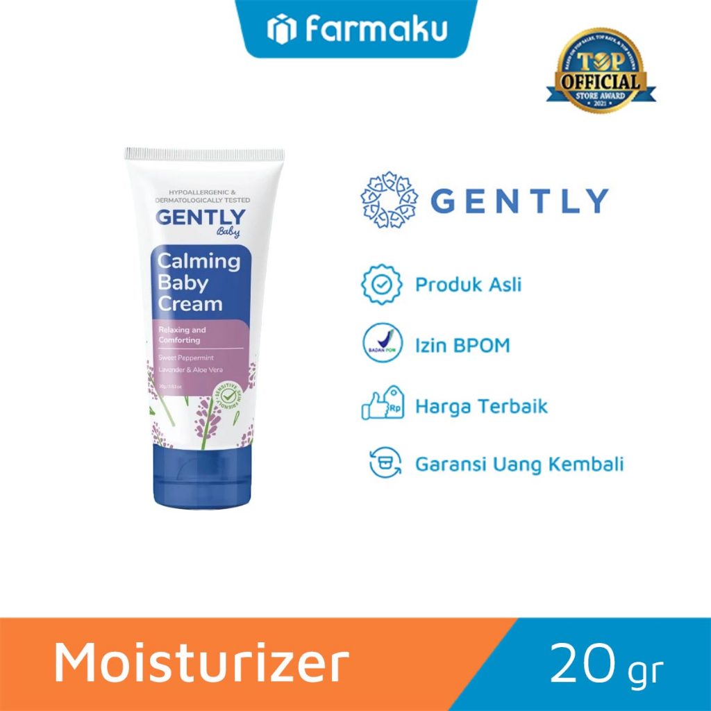 Gently Calming Baby Cream 20gr - Krim Penghangat dan Pereda Kolik Bayi - (Variasi)