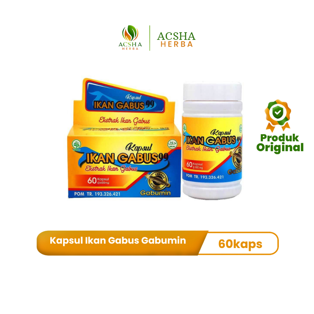Ikan Gabus Ekstrak Extra Gabumin Kapsul