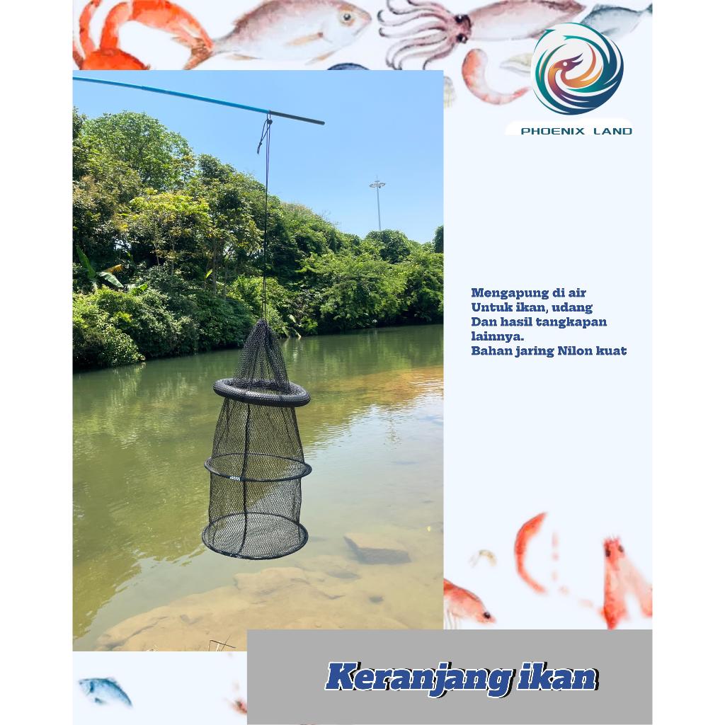 Koja Ikan Mengapung - Koja Ikan - Korang Ikan - Keramba Ikan - Wadah Ikan Hasil Mancing - Koja Ikan 