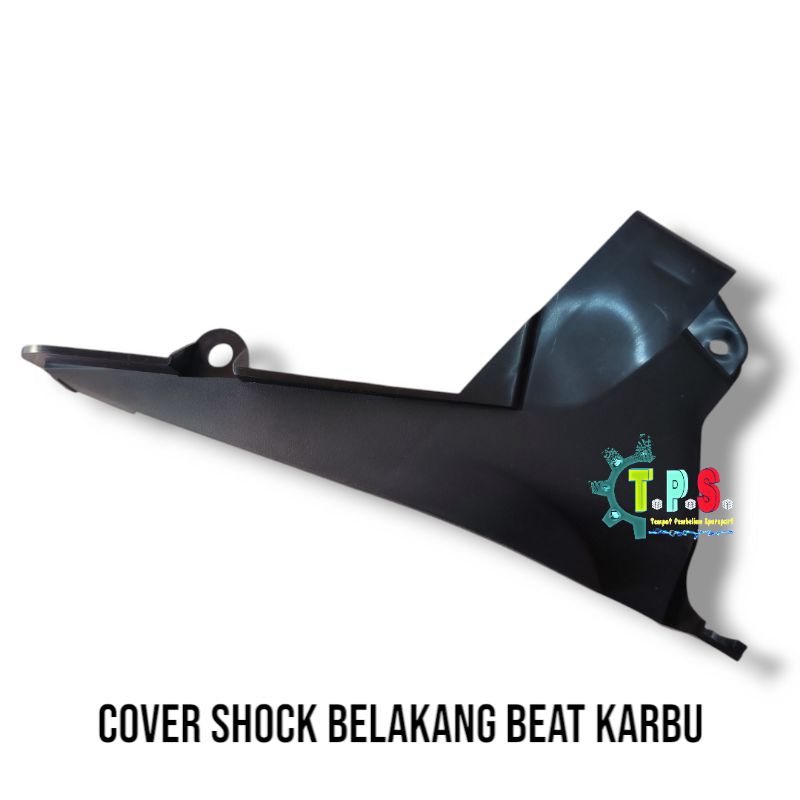 Cover Tutup Shock Breaker Belakang Beat Karbu Beat Lama KVY Cover Tutup Shock Belakang Samping Kiri