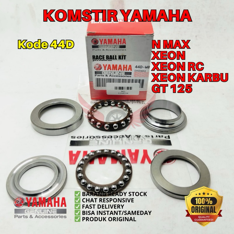 44D KOMSTIR NMAX ORIGINAL YAMAHA GENUINE PARTS, KOMSTIR ORIGINAL XEON, KOMSTIR XEON RC, KOMSTIR XEON