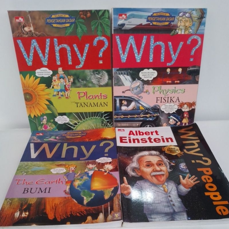 BUKU SCIENCE PENGETAHUAN DASAR COMIC WHY