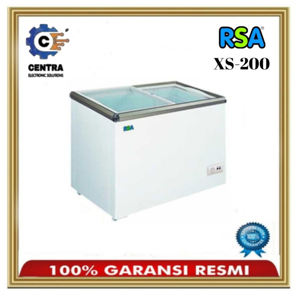 Sliding RSA Chest Freezer 171 Liter XS-200