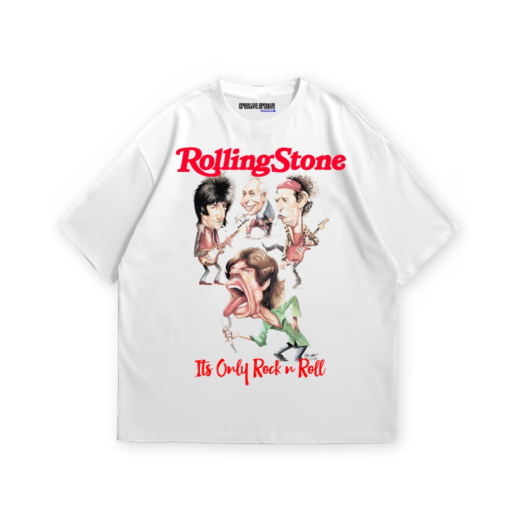 ROYALLFEED.ID Kaos T-shirt BAND THE ROLLING STONES | KAOS BAJU MUSIK BOOTLEG
