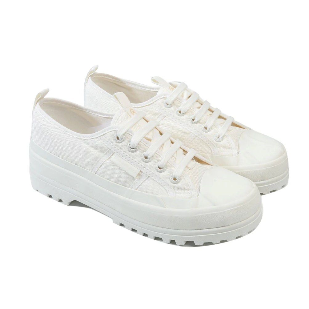 Sepatu Sneaker Unisex Superga 2975 Alpina Cordura X Makna - Total White Avorio