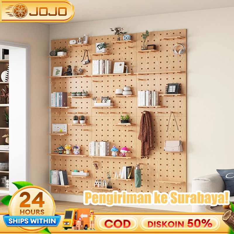 Pegboard Pegboard Dinding Papan Tembok Papan Berlubang Papan Dinding Rak Dinding Tempel