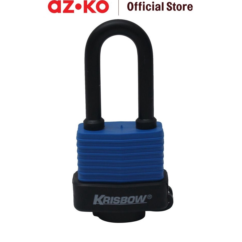 KODE U48B AZKO Krisbow Gembok Tahan Air 4 Mm Biru Anti Karat