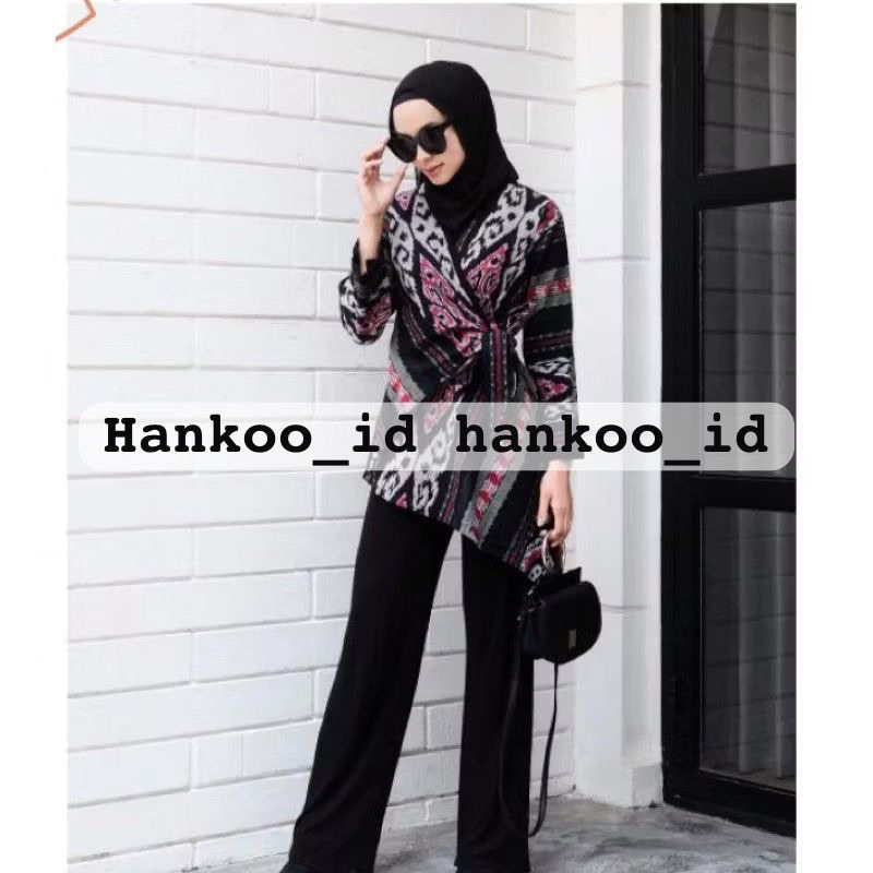 Outer tenun wanita - outer tenun - outer etnik - outer wanita - baju tenun