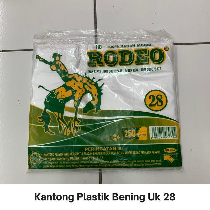 Kantong Plastik Bening Ukuran 28 / Plastik Bening / Tas Plastik Bening / Tas Plastik Makanan / Kanto