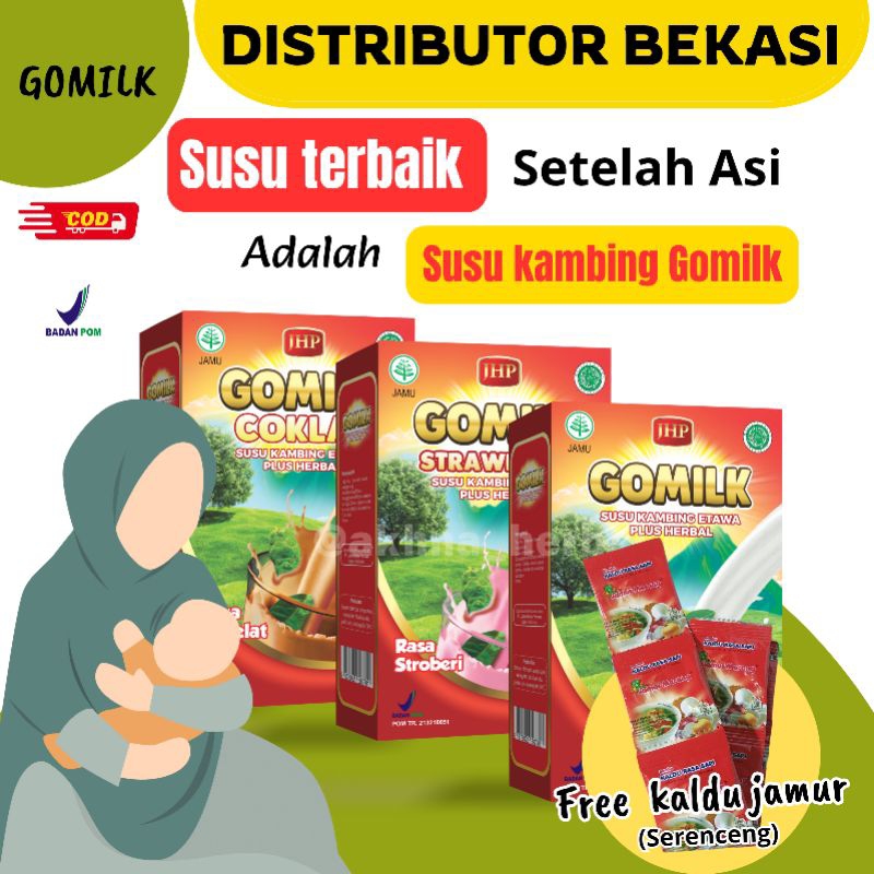 

[BISA COD + GARANSI] GOMILK 1 BOX KEMASAN 200gram ASI BOOSTER PADA IBU MENYUSUI