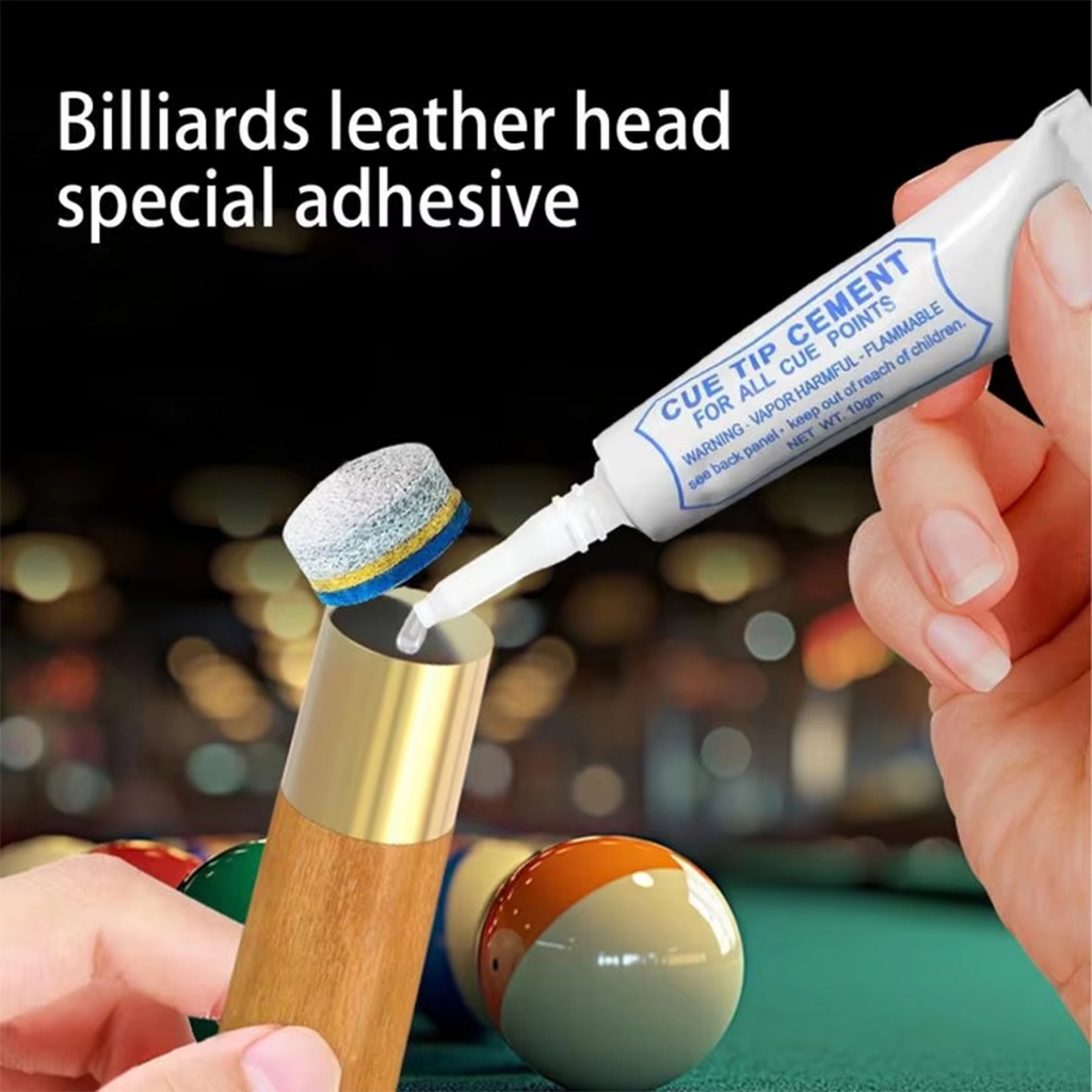 2/10g Cue Tip Super Glue Billiard Lem Cue Tip Lem Billiard