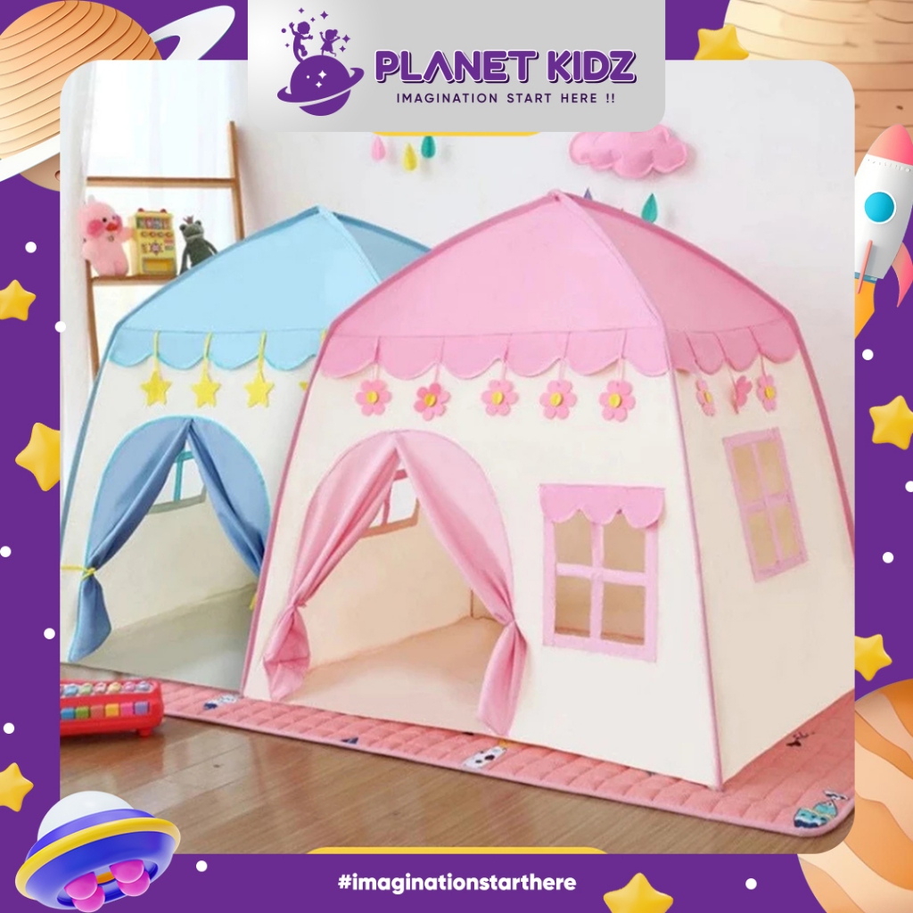 PLANETKIDZ FK418 TENDA ANAK PRINCESS CASTLE DAN LOLLIPOP TENT  TENDA MAINAN  TENDA ANAK MODEL RUMAH 