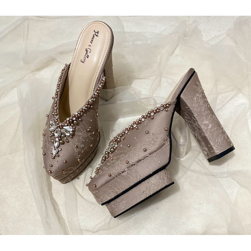 PRETTYTREE tinggi hak 12cm heels custom
