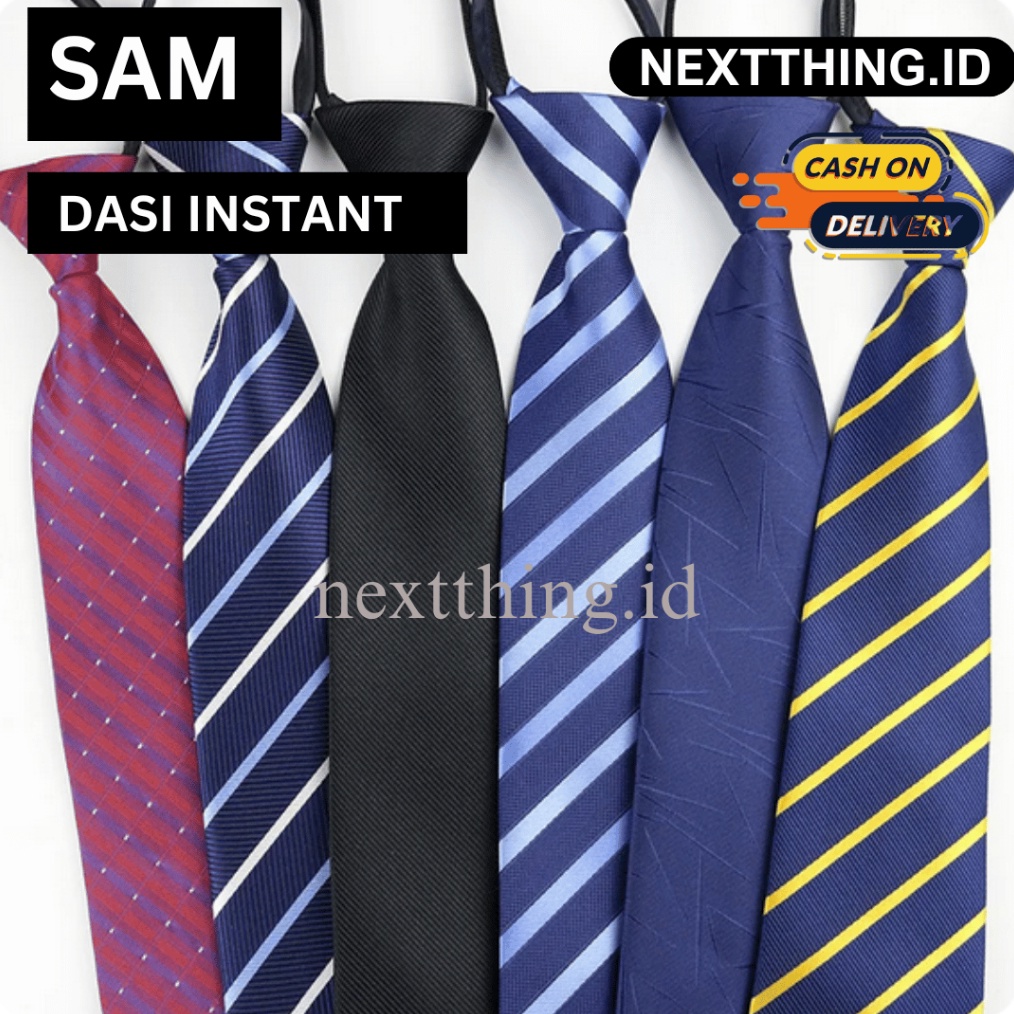 KODE B77C NEXTTHINGID  SAM DASI INSTANT dasi pria dasi wanita dasi kantor dasi instant
