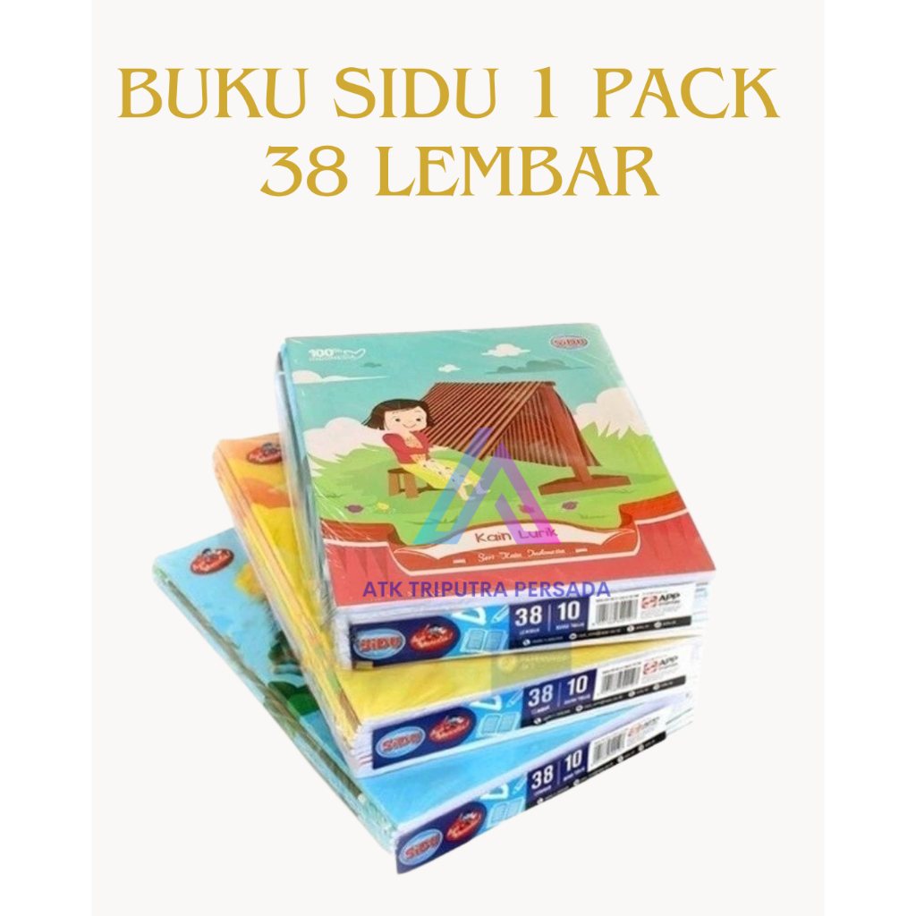 

BUKU TULIS SIDU 38 LEMBAR – 1 PAK ISI 10 BUKU