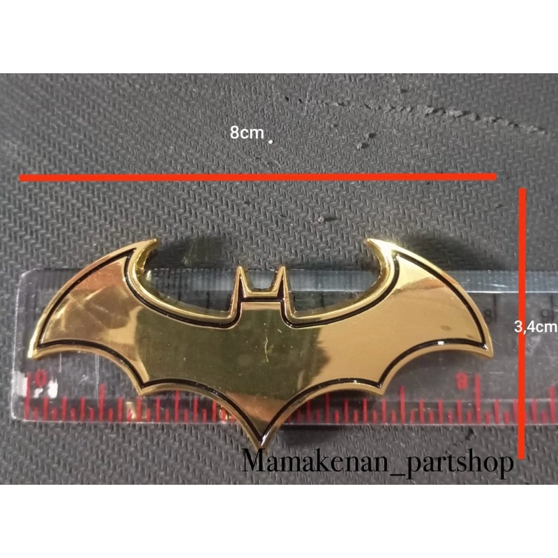 Emblem Batman 3D // Emblem Timbul