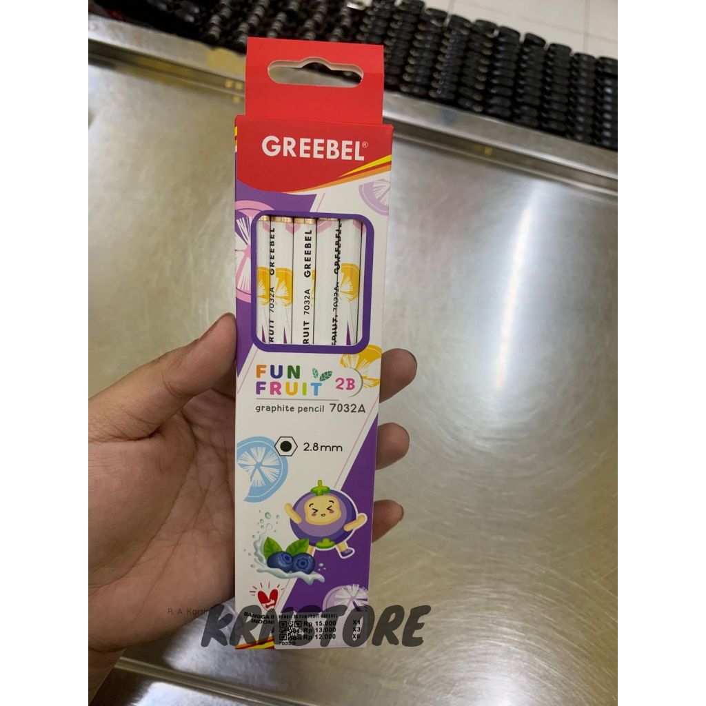 

GREEBEL Pensil Kayu 2B//Pensil Kayu Murah//Pensil 2B Murah//Pensil Ujian//Pensil Karakter//Pensil