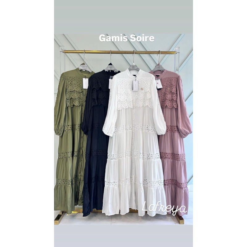 Winayu Butik LFY Gamis Soire BKK Original Lafreya Terbaru