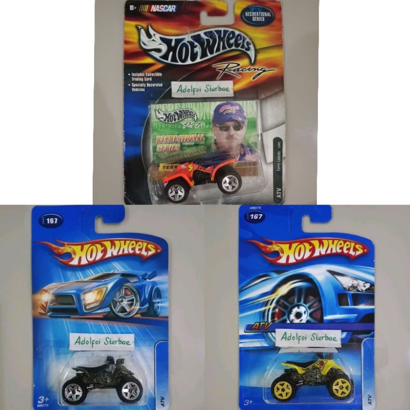 hotwheels hot wheels atv 87 racing recreational series nascar terry labonte