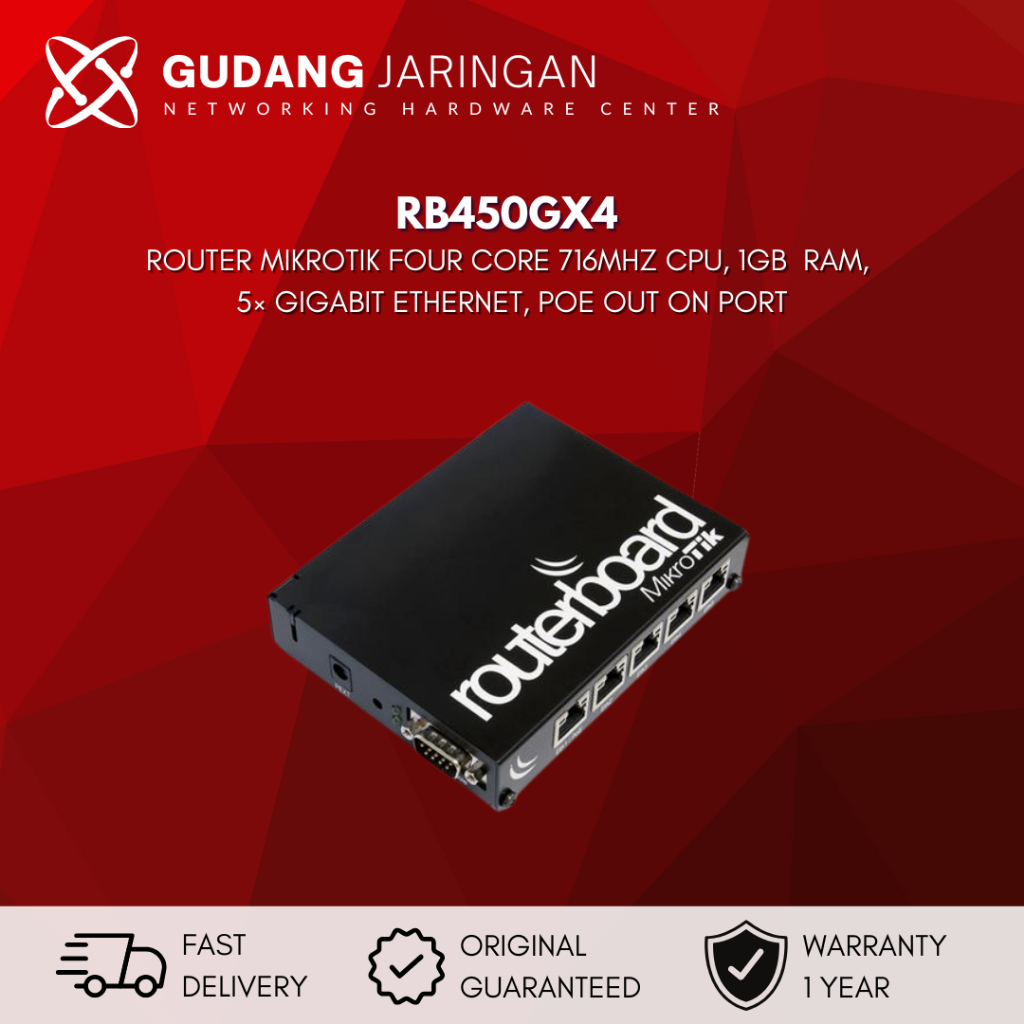 Mikrotik RB450GX4 Routerboard