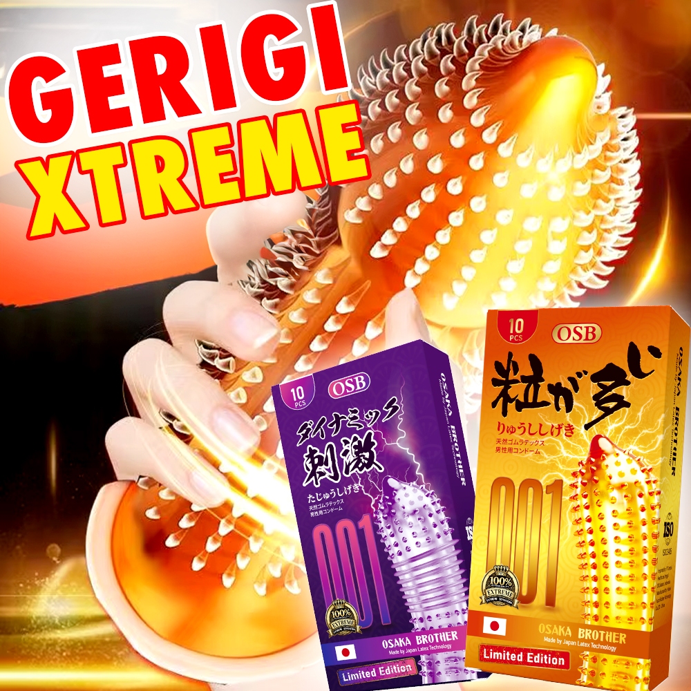 Kondom Gerigi Extreme Berduri 001 - Lidah Kucing OSB OSAKA BROTHER CONDOM