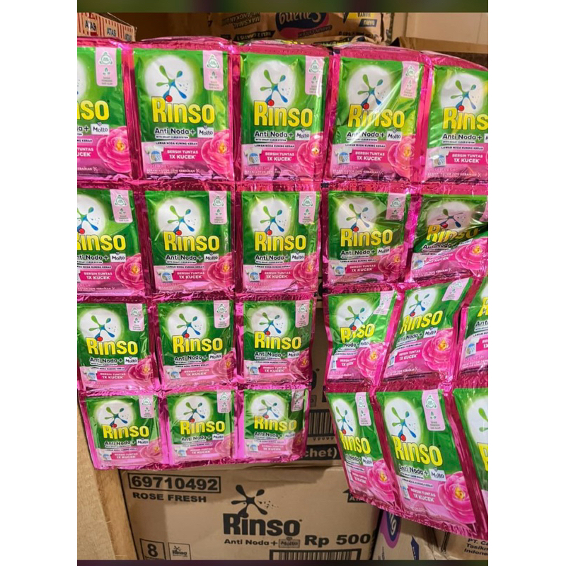 RINSO CAIR 500 isi 36 SACHET RENCENG