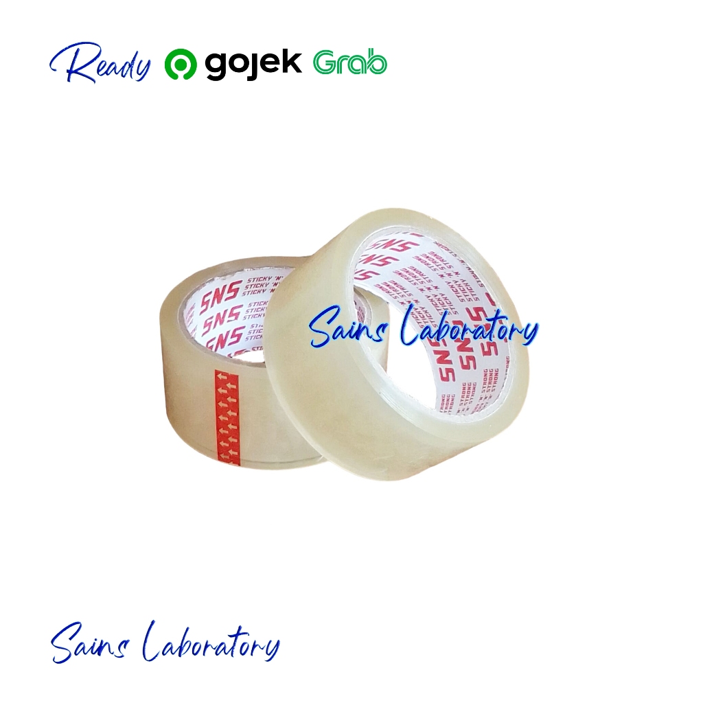 

Lakban Bening 2 Inch 48 mm x 100 Yard Pengikat Perekat 1 Pcs