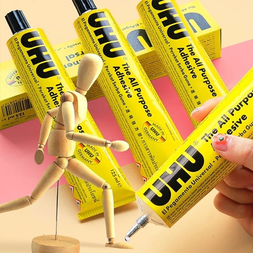 

Lem UHU Cair Serbaguna The All Purpose Adhesive Universal LEM UHU Lem Kayu Plastik Kain dsb Perekat