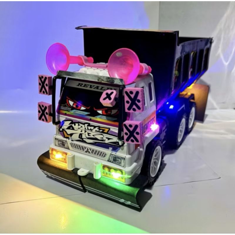 [BISA COD] Truk Modifikasi Mobil Mainan plastik Truk Pasir TTP02 Avenger - Tanpa Bemper