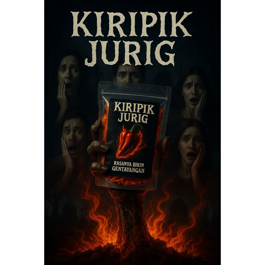 

Paket BUNDLING 3pcs Kiripik Jurig Rasanya Bikin GENTAYANGAN | Kripik Talas | Talas Krispi Pedas | Hotal(Hot Talas)