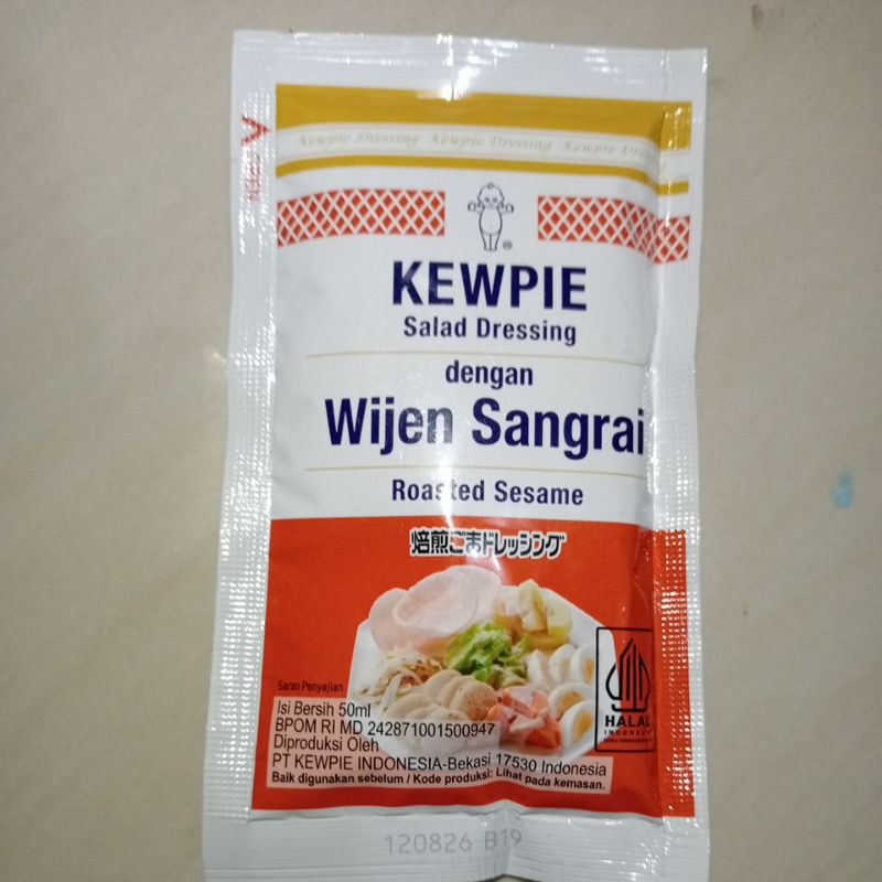 

KEWPIE salad dressing dengan wijen sangrai 50 ml