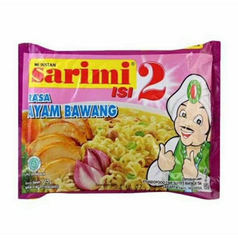 

sarimi isi 2 ayam bawang kuah per pcs 115gr