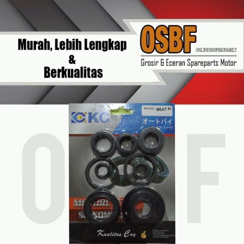 SEAL KOMPLIT MESIN BEAT FI