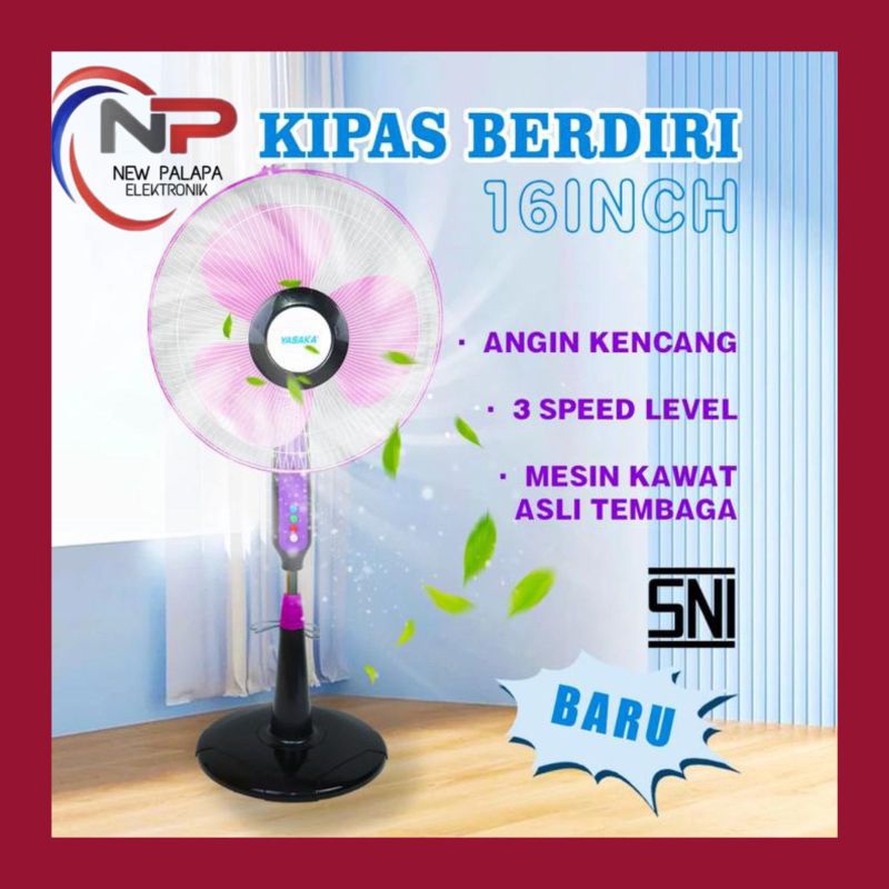 KIPAS ANGIN BERDIRI/STAND FAN YASAKA 16"/HRK/ARDO