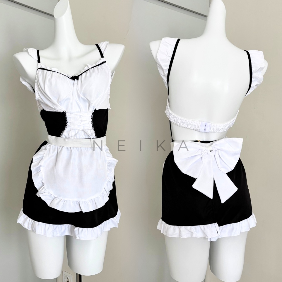 KODE A43B Cosplay Suzy Maid Bisa Big Size Lingerie Cosplay Maid