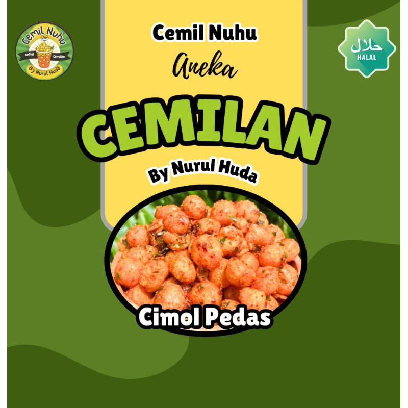 

CIMOL PEDAS Cemilan Serba 5rb - Cemilan Varian Rasa Pedas, Manis, Gurih, Asin & Pastinya Renyah - Cemil Nuhu - Aneka Cemilan - By Nurul Huda - Halall