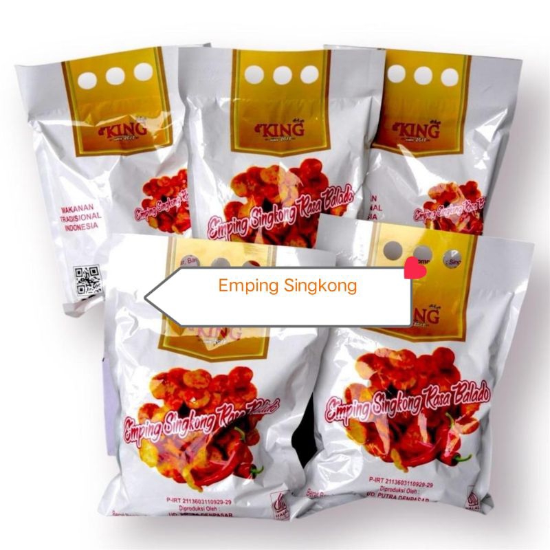 

Emping Singkong Rasa Balado 1 dus isi 5