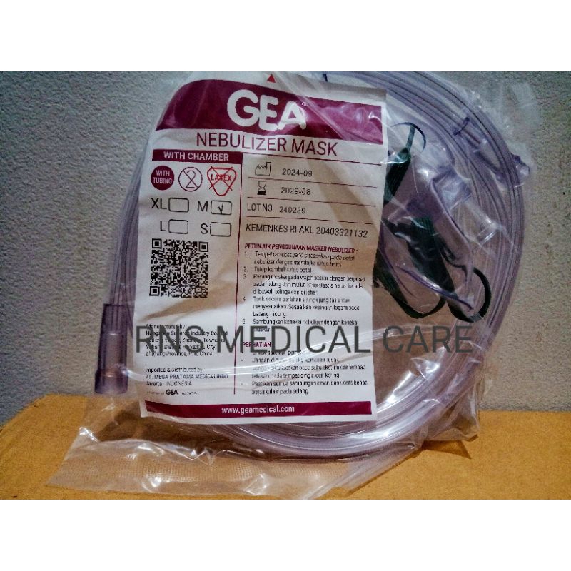 GEA Nebulizer Mask Anak/Masker Nebu/Masker Nebu Anak