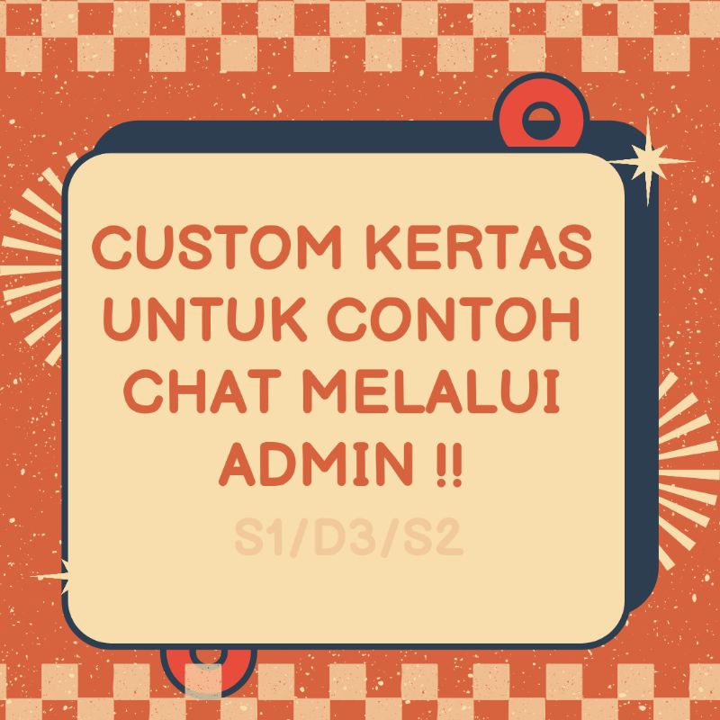 

CUSTOM KERTAS BY REQUEST KHUSUS