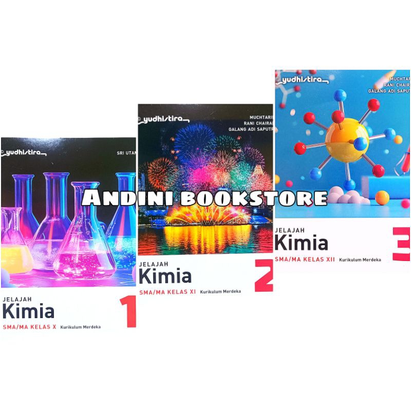 BUKU KIMIA KELAS 10 11 12 SMA//MA KURIKULUM MERDEKA YUDHISTIRA