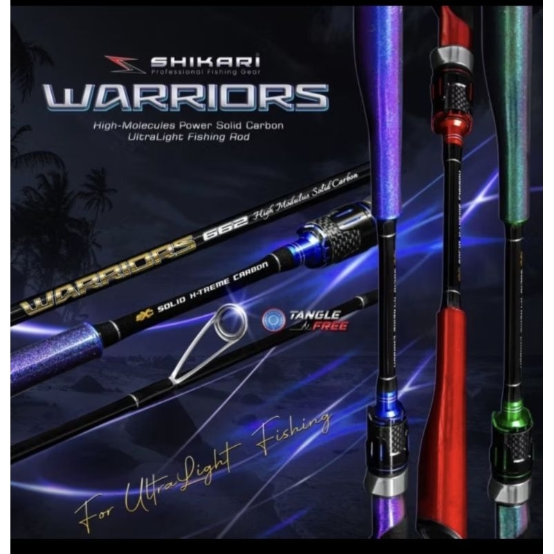 Joran UL SHIKARI WARRIORS Solid Carbon 2-6lb