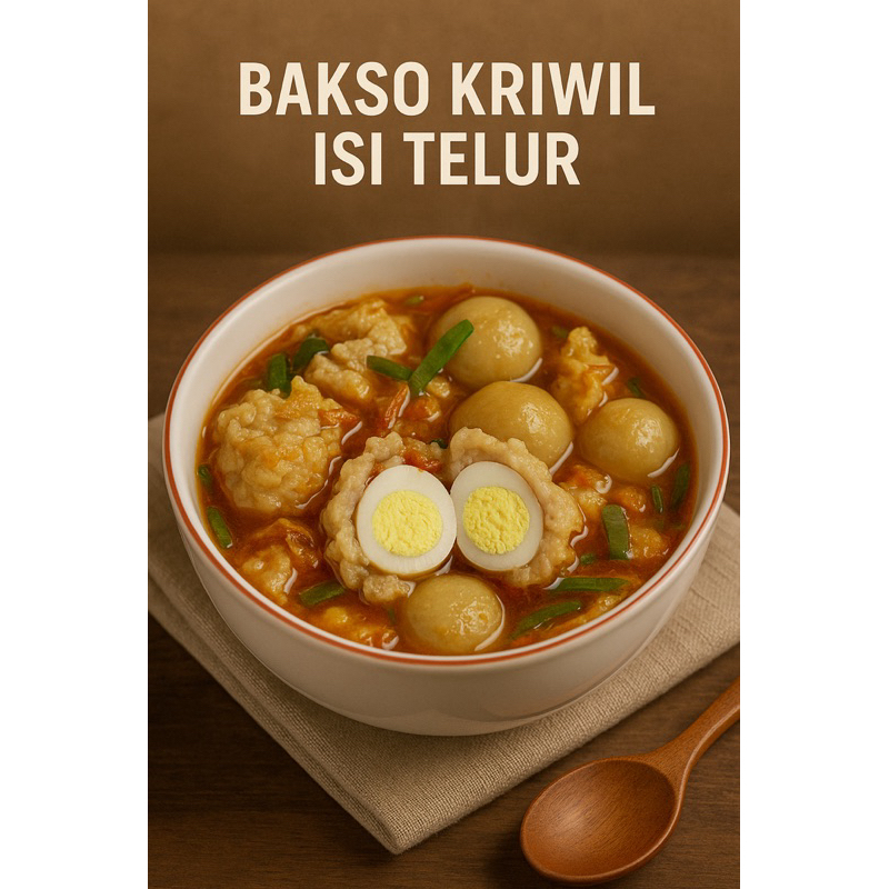 

BAKSO KRIWIL CANDUU ISI TELUR