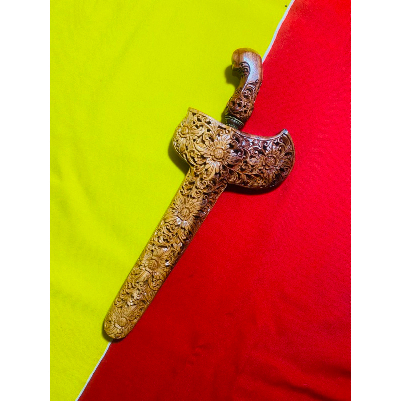 PREORDER Warangka keris patrem IRAS Gayaman solo ukiran 3 dimensi | Deder keris handle keris hulu ke