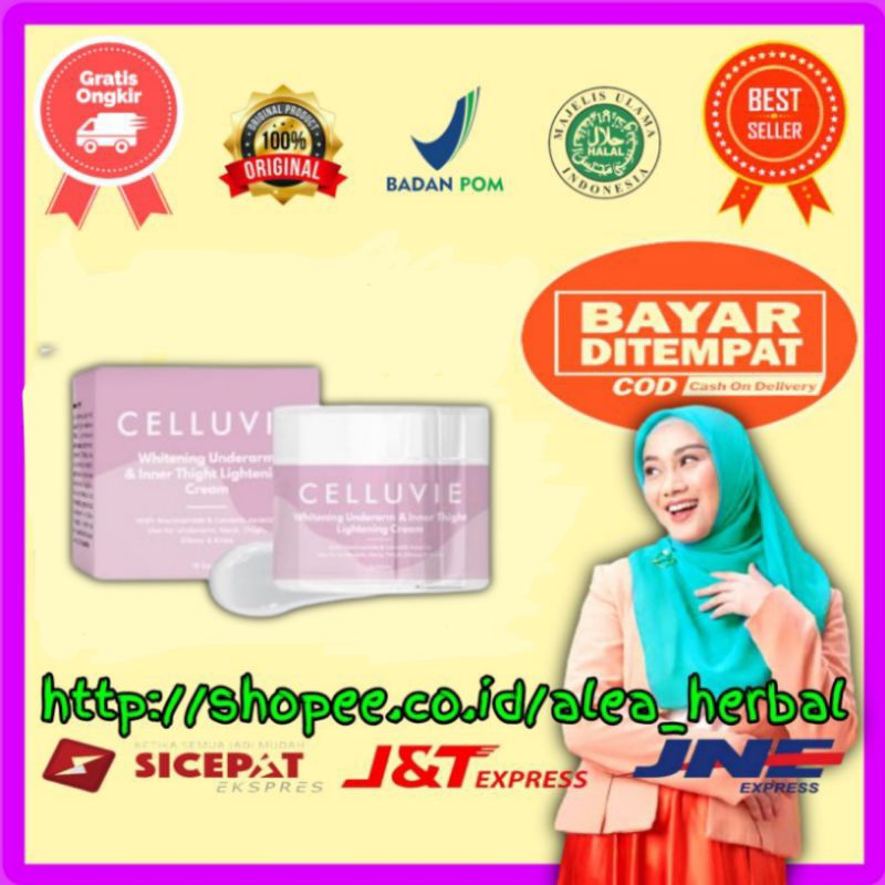 CELLUVIE WHITENING UNDERARM PEMUTIH KULIT KETIAK SIKU & SELANGKANGAN