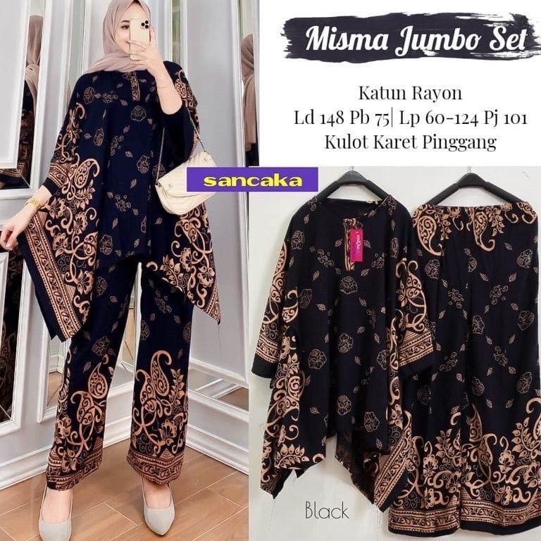 KODE J77B ONE SET WAKA JUMBO BUSUI  Misma Jumbo Set Setelan CP Waka Waka Super Jumbo  Setelan Jumbo 