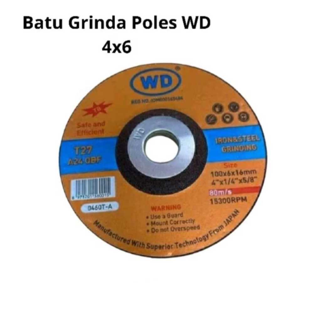 Batu WD poles 4"/Batu Gerinda poles WD 4×6/Batu Slep WD 4x6
