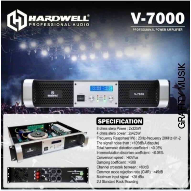 Power Amplifier HARDWELL V-7000 / V7000 / V 7000 Original