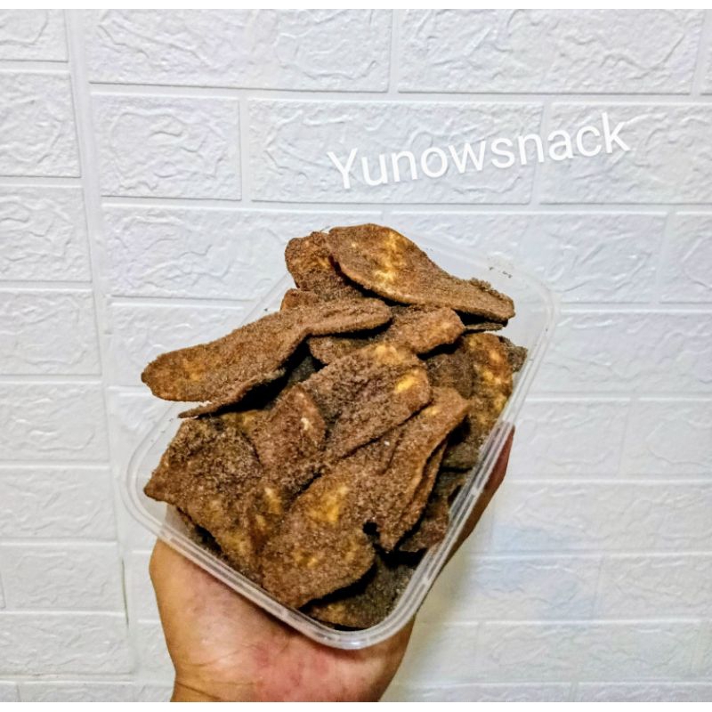 

KERIPIK PISANG COKLAT 500gram Cemilan enak khas Lampung